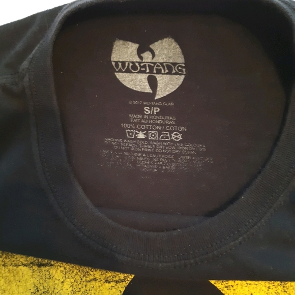 100% Cotton Black Wu-Tang T-shirt in Small, Unisex - Picture 4 of 5
